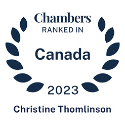 2023 Chambers ranked, Christine Thomlinson