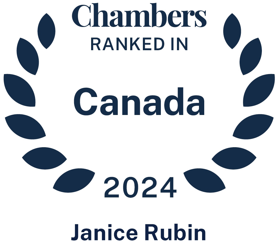 2023 Chambers ranked, Janice Rubin
